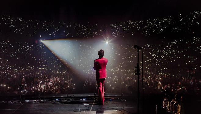 Harry Styles, amante de los trajes de colores más llamativos